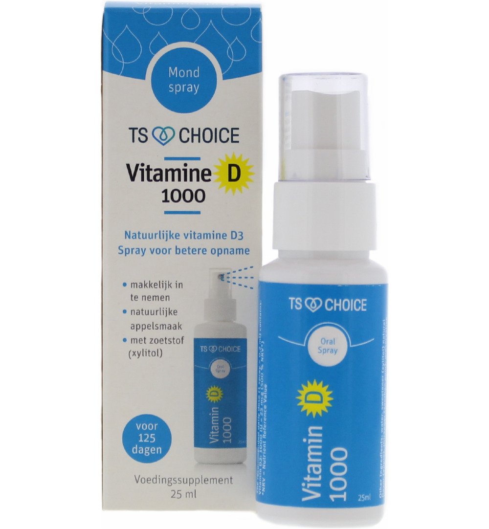TS Choice Vitaminespray vitamine D 1000 (25 ml)