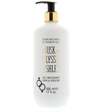 Alyssa Ashley Musk bath & shower gel pomp (500 ml)
