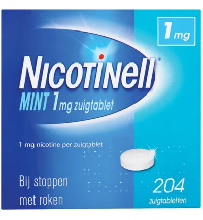 Nicotinell Mint 1 mg (204 zuigtabletten)
