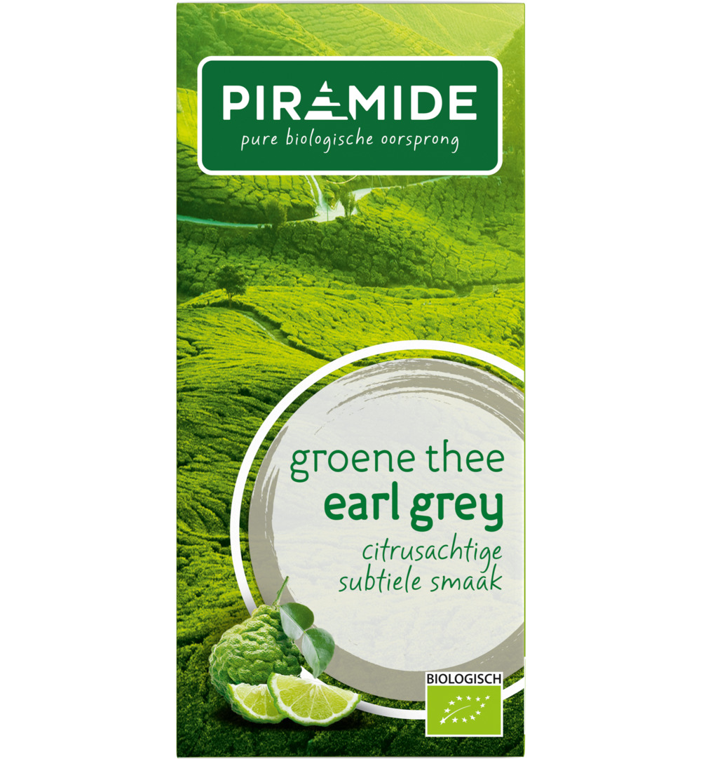 Piramidegroene Thee & Earlgrey Eko Bio (20 stuks)