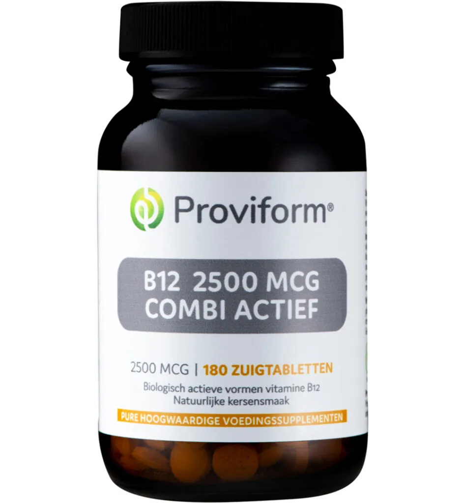 Proviform Vitamine B12 2500 Mcg Combi Actief (180 Zuigtabletten)