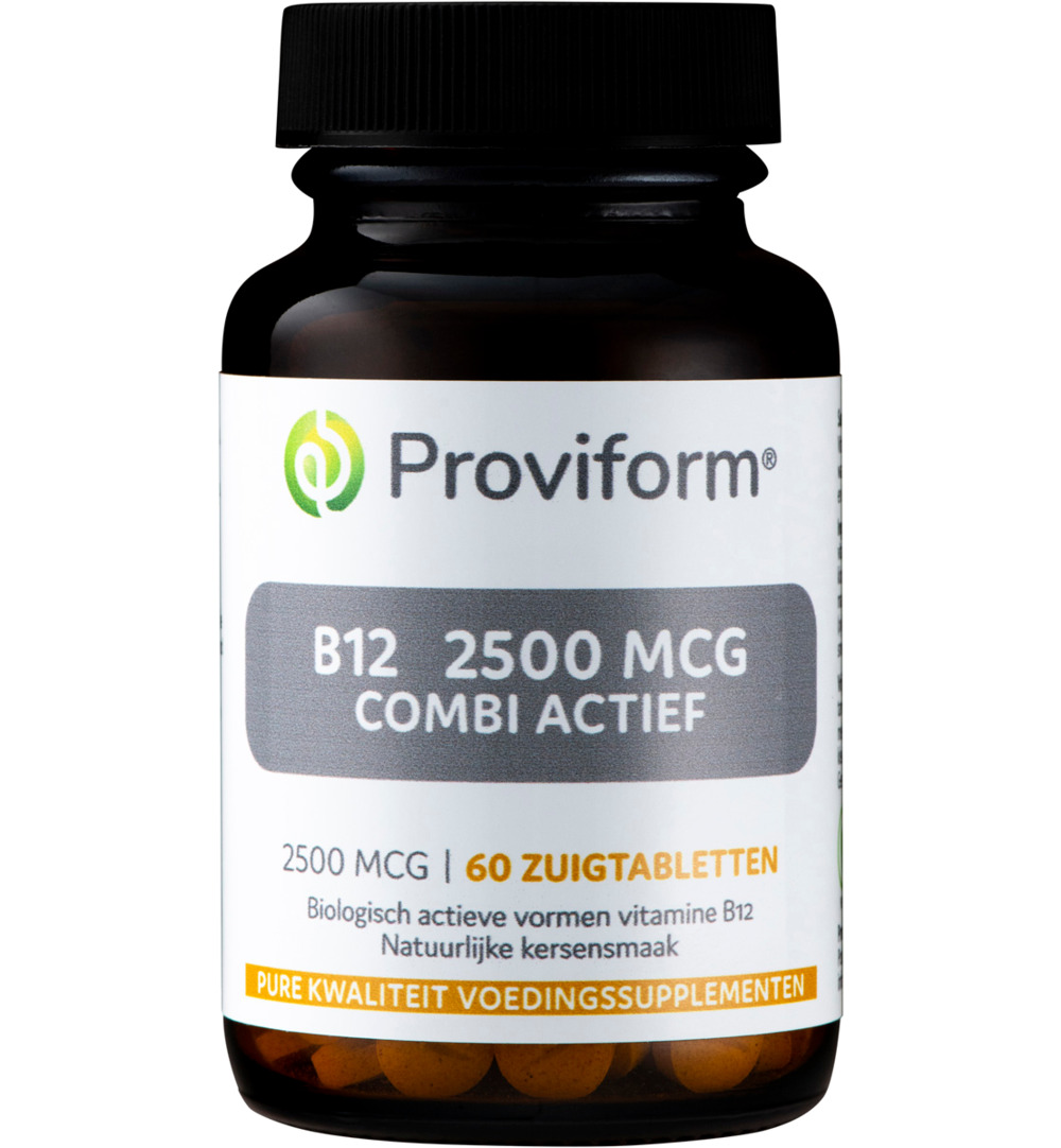 Proviform Vitamine B12 2500 Mcg Combi Actief (60 Zuigtabletten)
