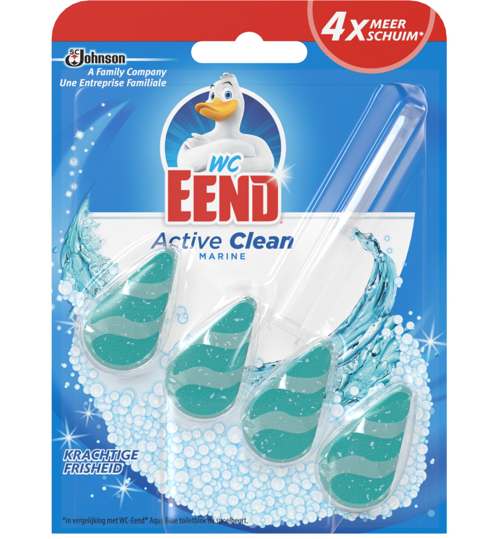 Wc Eend Blok activ clean marine (1 stuk)