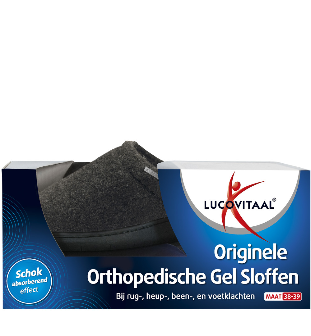 Lucovitaal Orth. Gel Sloffen 38-39 (1 paar)