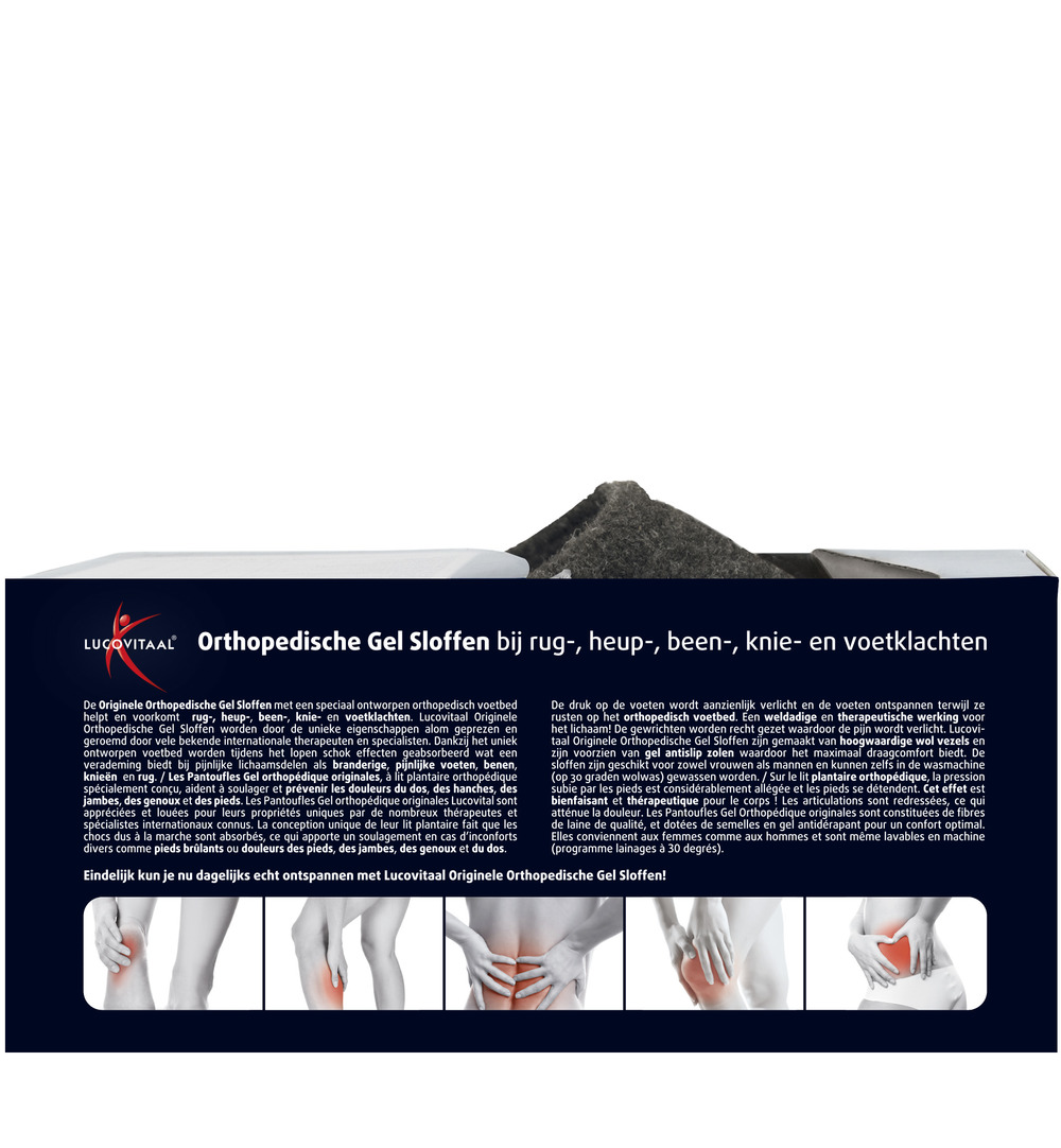 Lucovitaal Orth. Gel Sloffen 38-39 (1 paar)