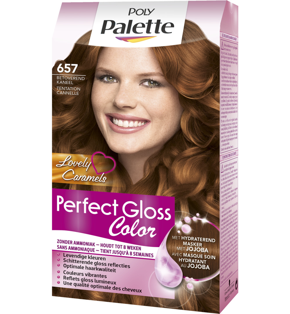 Poly Palette Perfect Gloss Haarverf - 657 Betoverend Kaneel (1 set)
