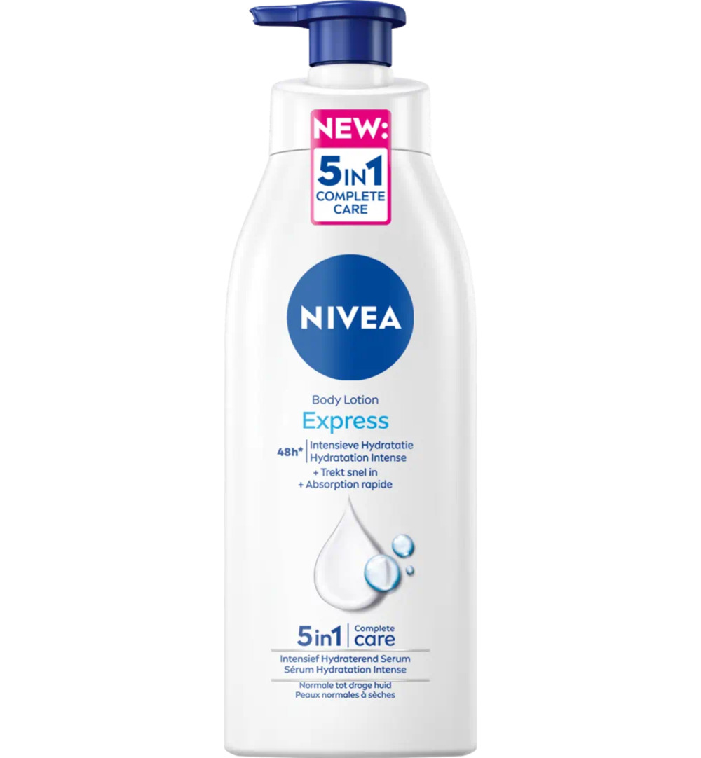 Nivea Body lotion express pomp (400 ml)