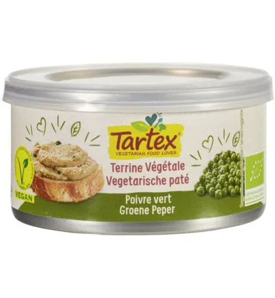 Tartex Pategroene Peper Bio (125 gr)
