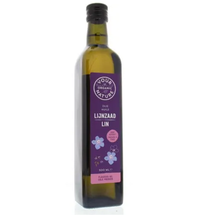 Your Organic Nature Lijnzaadolie Bio (500 ml)