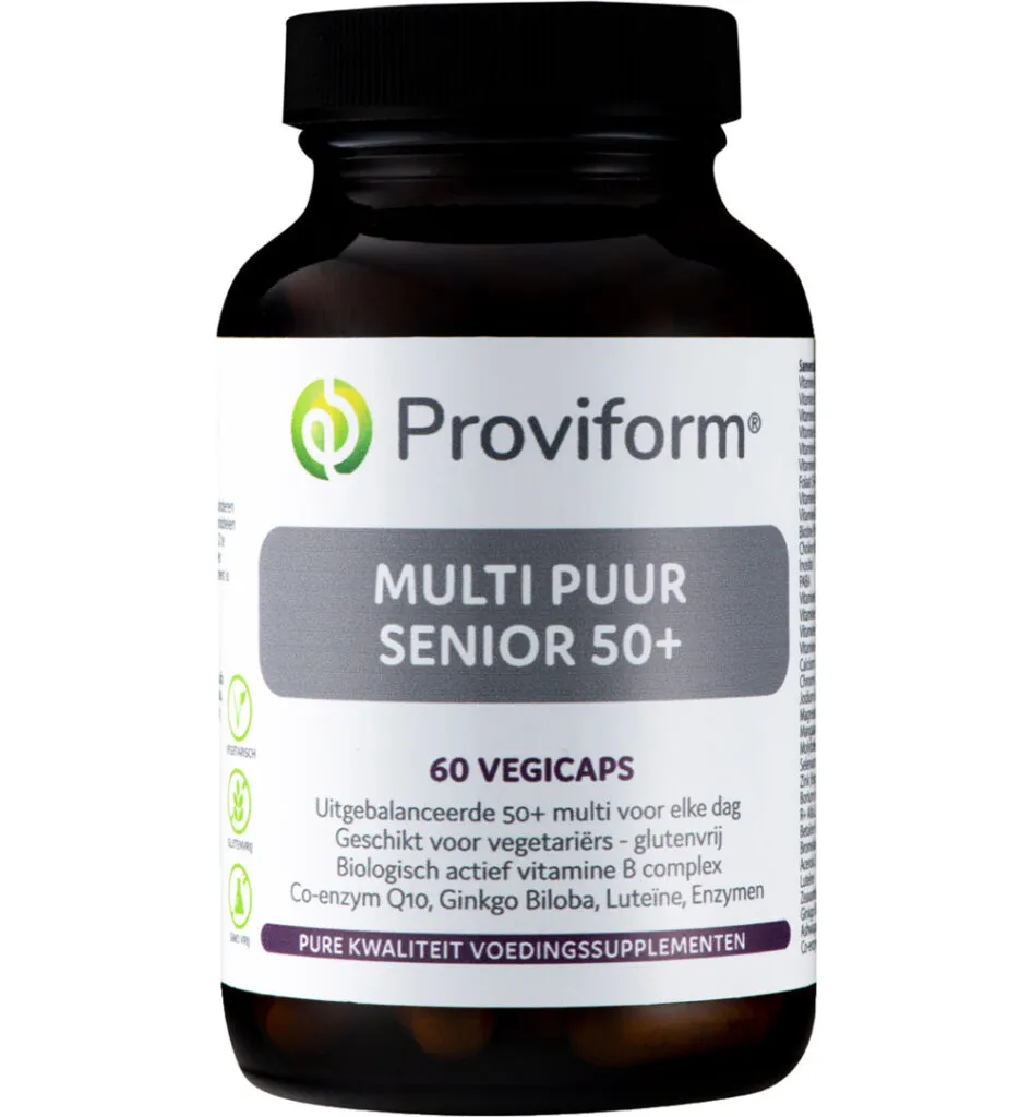 Proviform Multi Puur Senior 50+ (60 vega capsules)