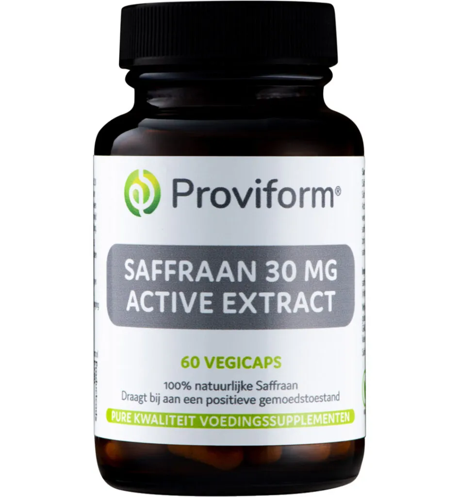 Proviform Saffraan 30 Mg Active Extract (60 vega capsules)