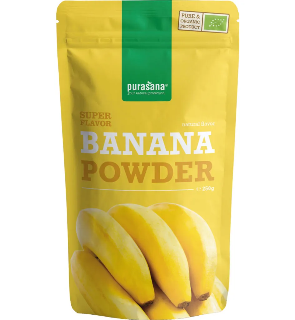 Purasana Bananen Poeder - Vegan Bio (250 gr)