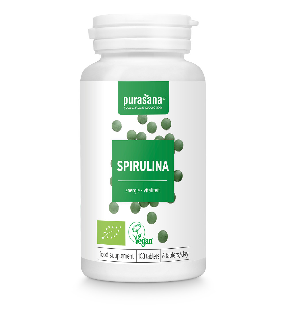 Purasana Spirulina Vegan Bio (180 tabletten) - image 5