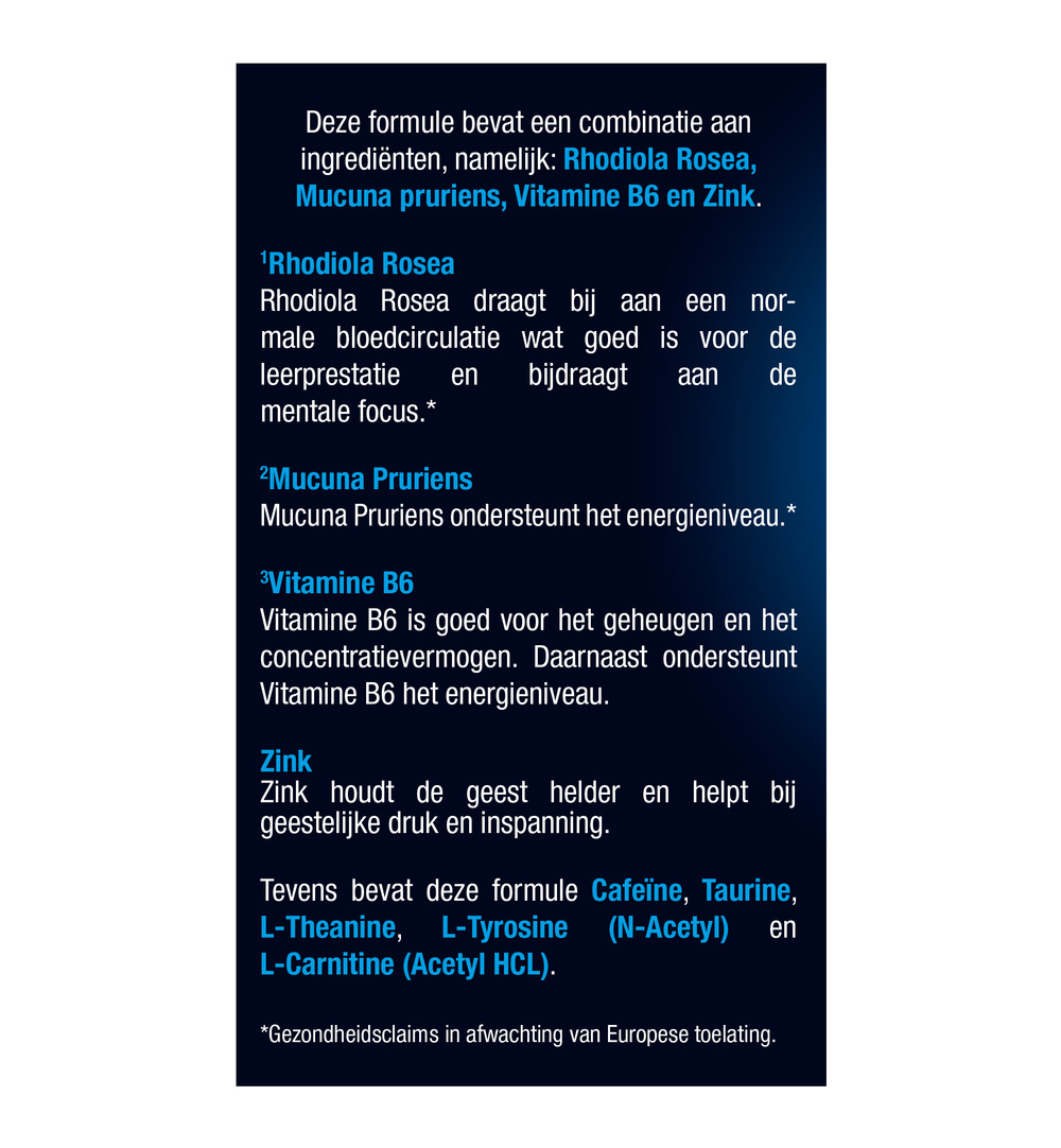 Lucovitaal Mentale Focus Pil (20 tabletten) - image 5