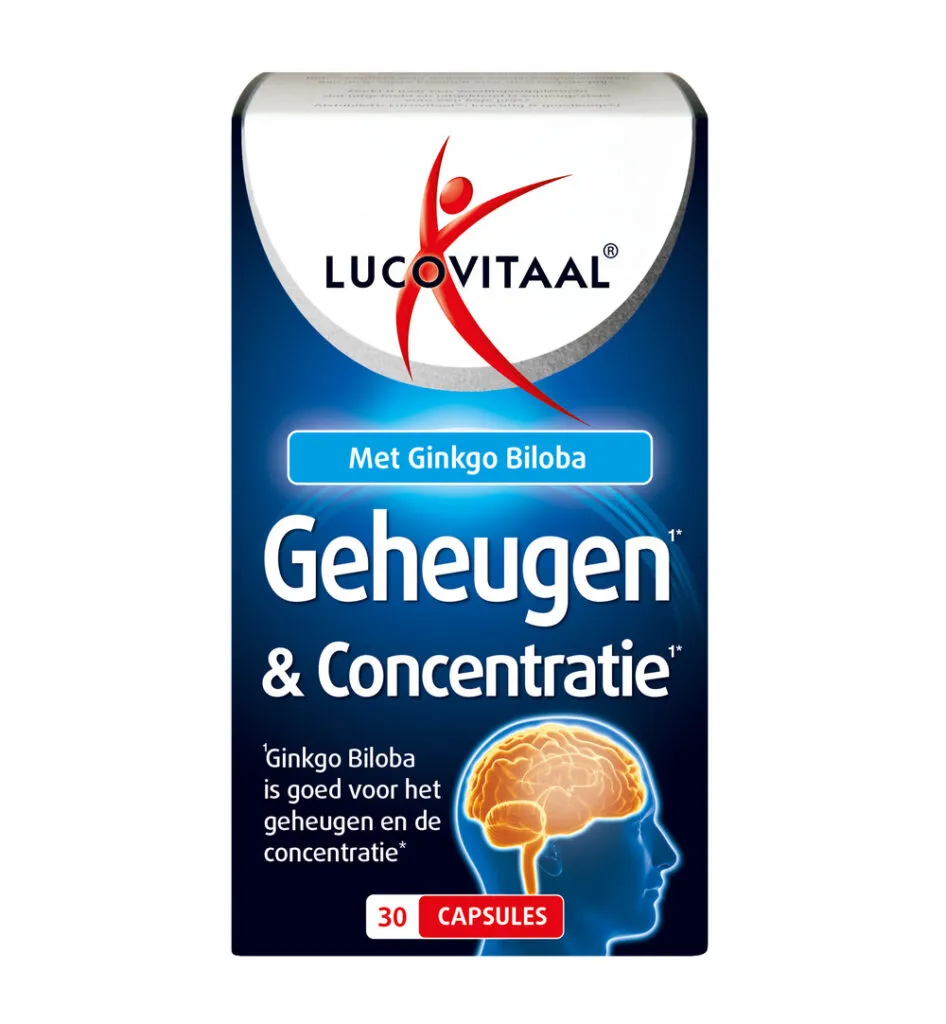 Lucovitaal Geheugen & Concentratie (30 capsules)