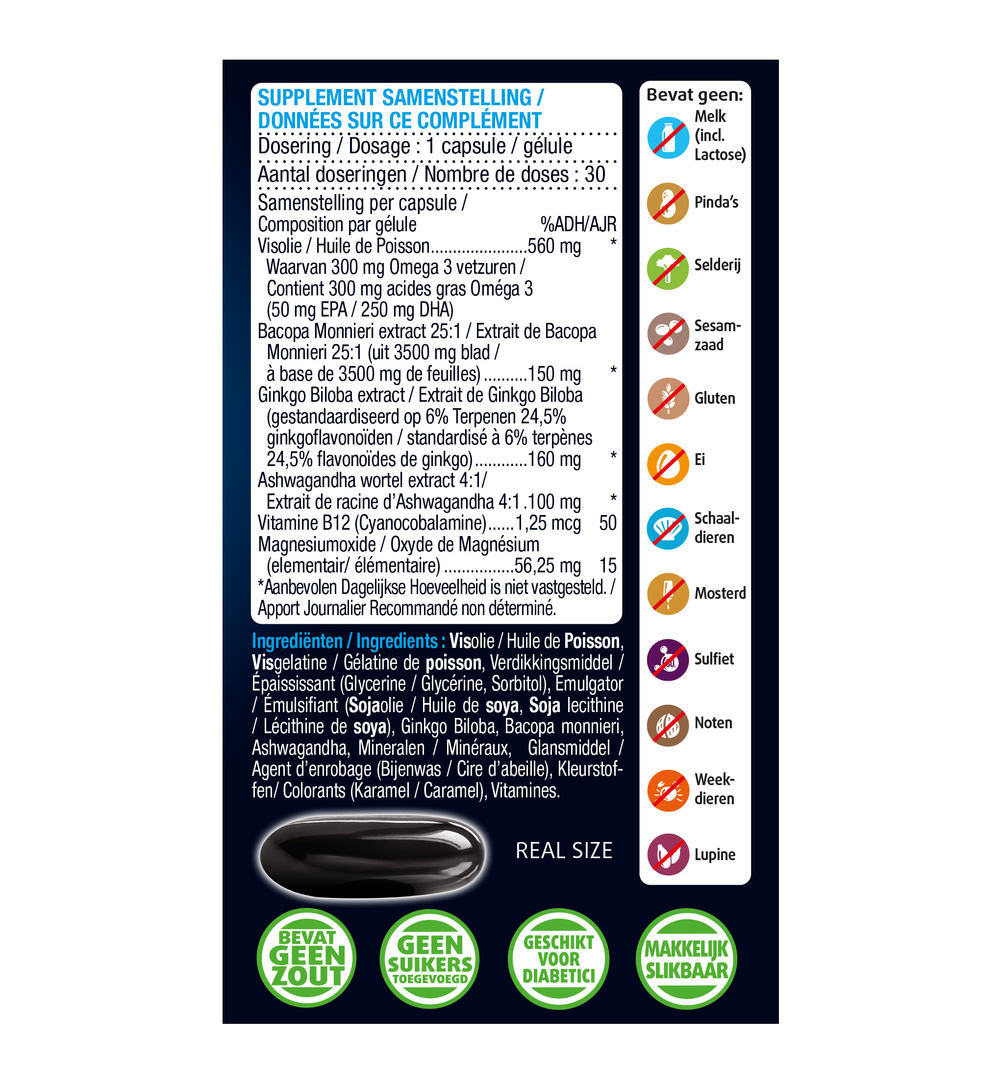 Lucovitaal Geheugen & Concentratie (30 capsules) - image 2