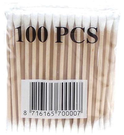 Diversen Wattenstaafjes Hout (100 stuks)