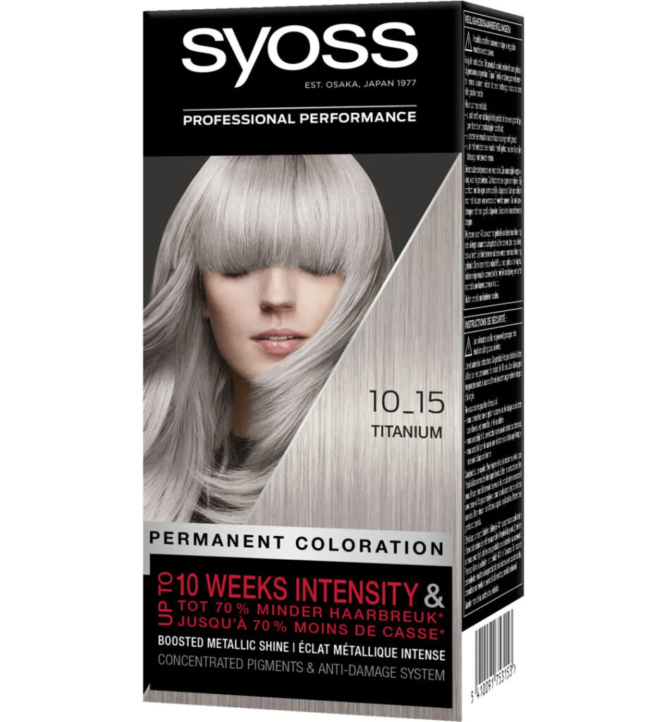 Syoss Color Baseline 10-15 Titanium Haarverf (1 set)