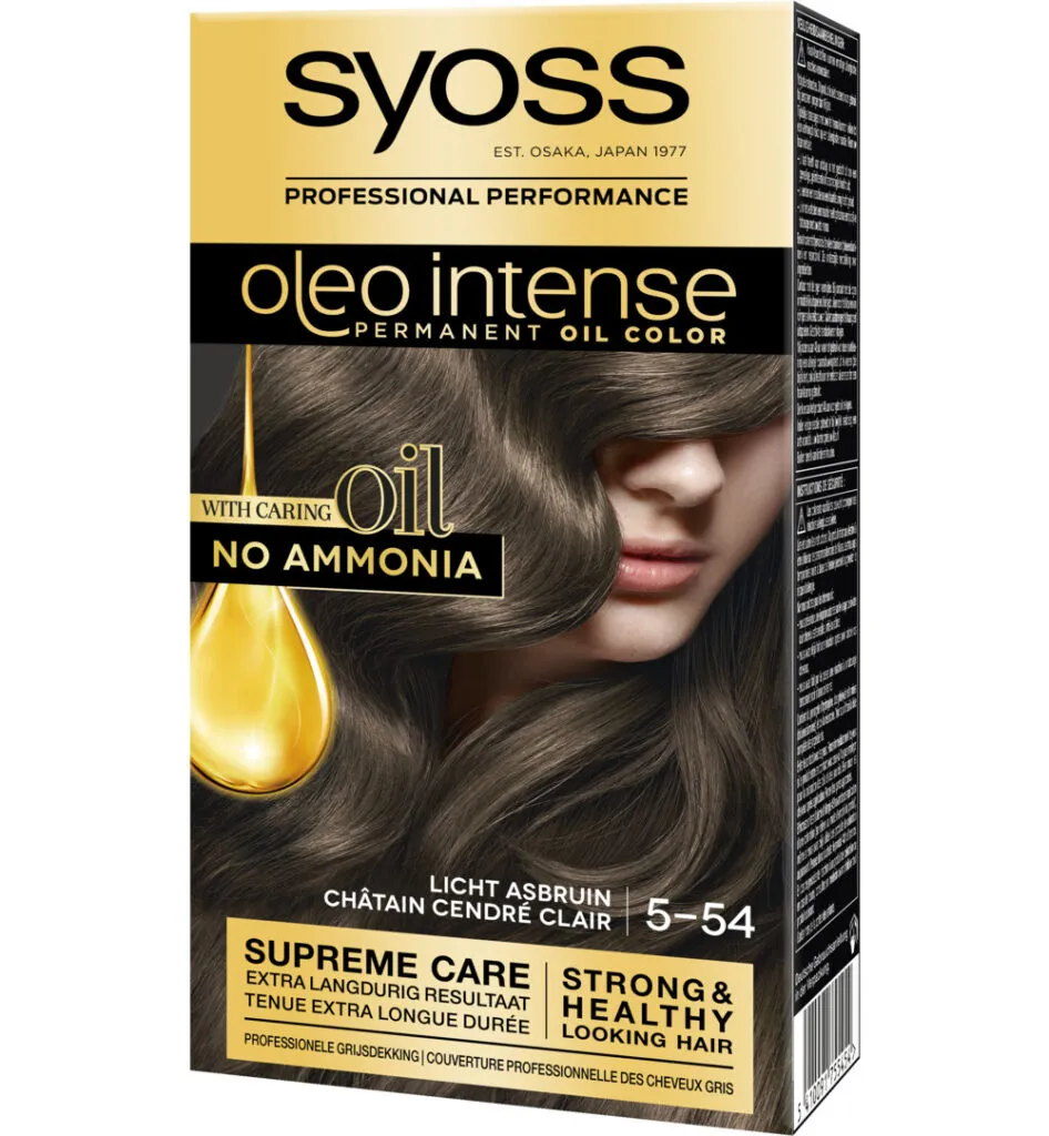 Syoss Color Oleo 5-54 Licht As Bruin (1 set)
