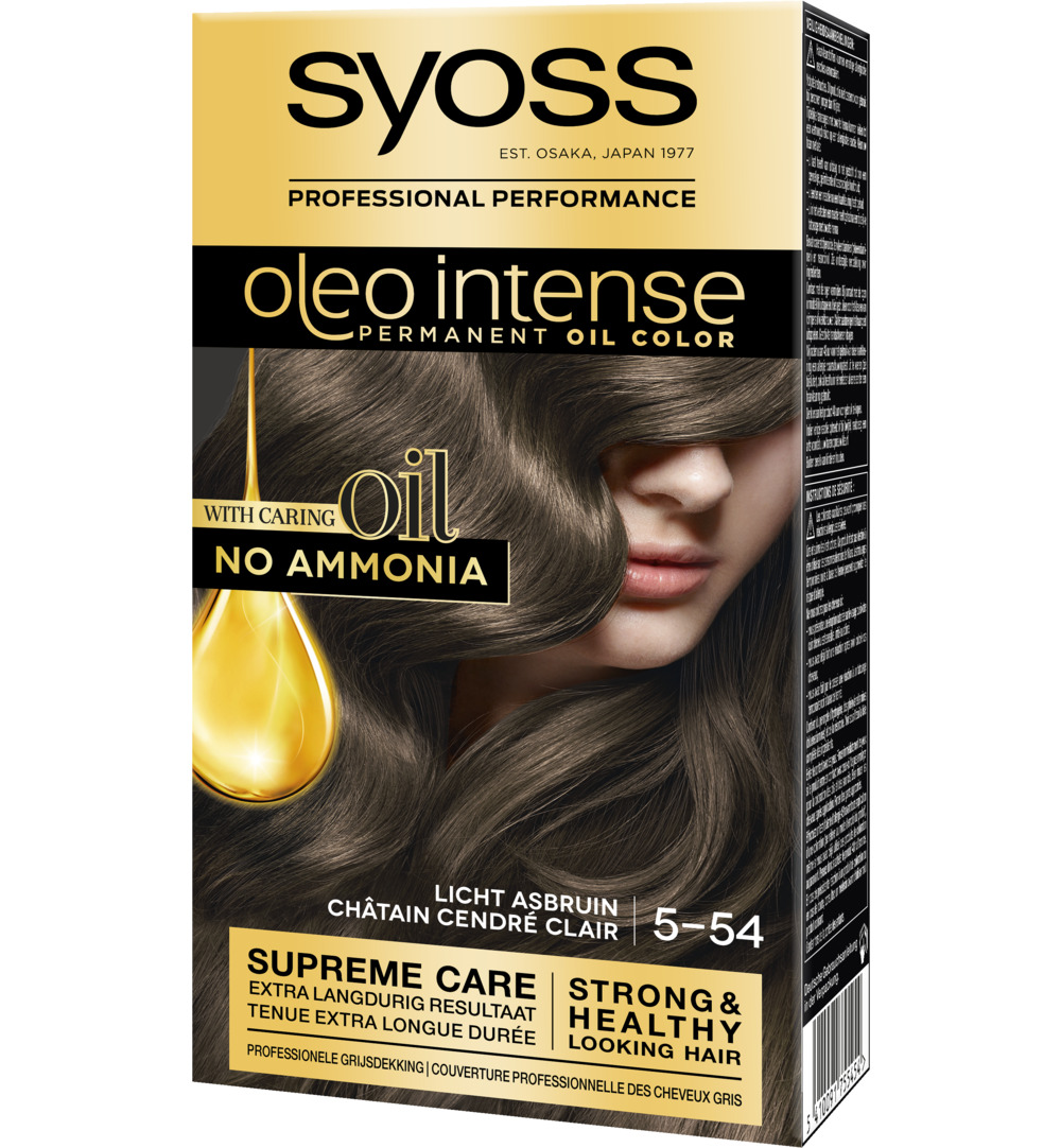 Syoss Color Oleo 5-54 Licht As Bruin (1 set)