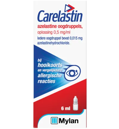 Carelastin Oogdruppels azelastine (6 ml)