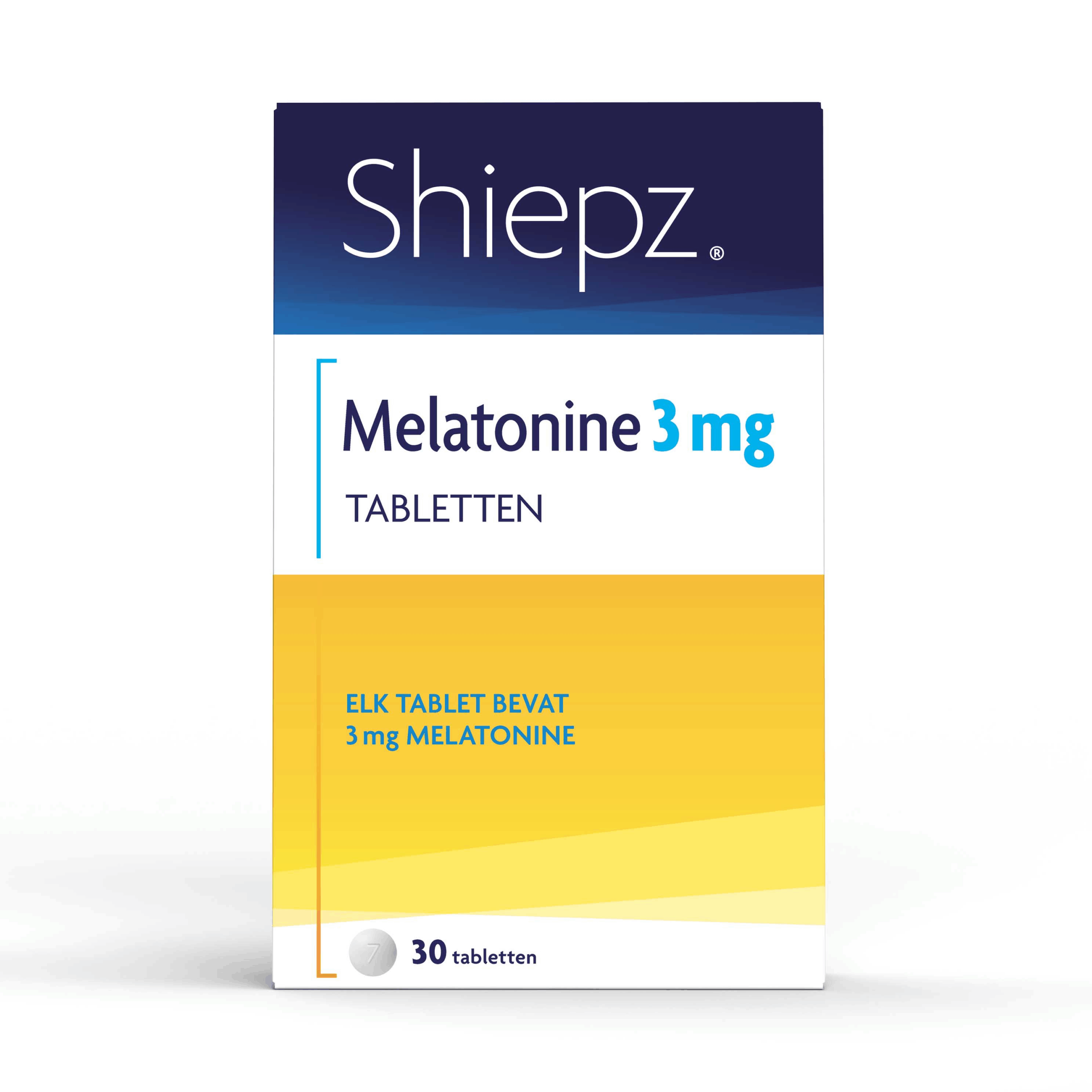 Shiepz Melatonine 3 Mg (30 tabletten)