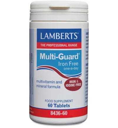Lamberts Multi-guard ijzervrij (60 tabletten)