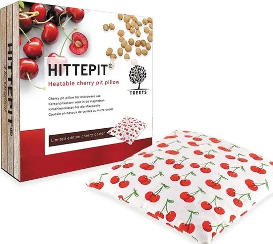 Treets Hittepit Kersenpit Kussen Red Cherry (28 x 28 cm)