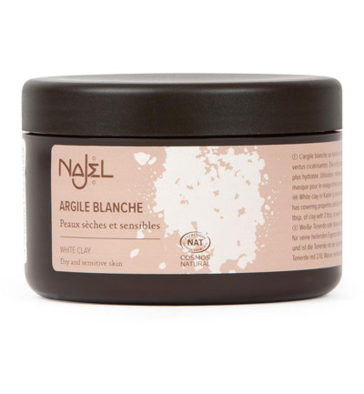 Najel Aleppo gezichtsmasker witte klei (90 gr)