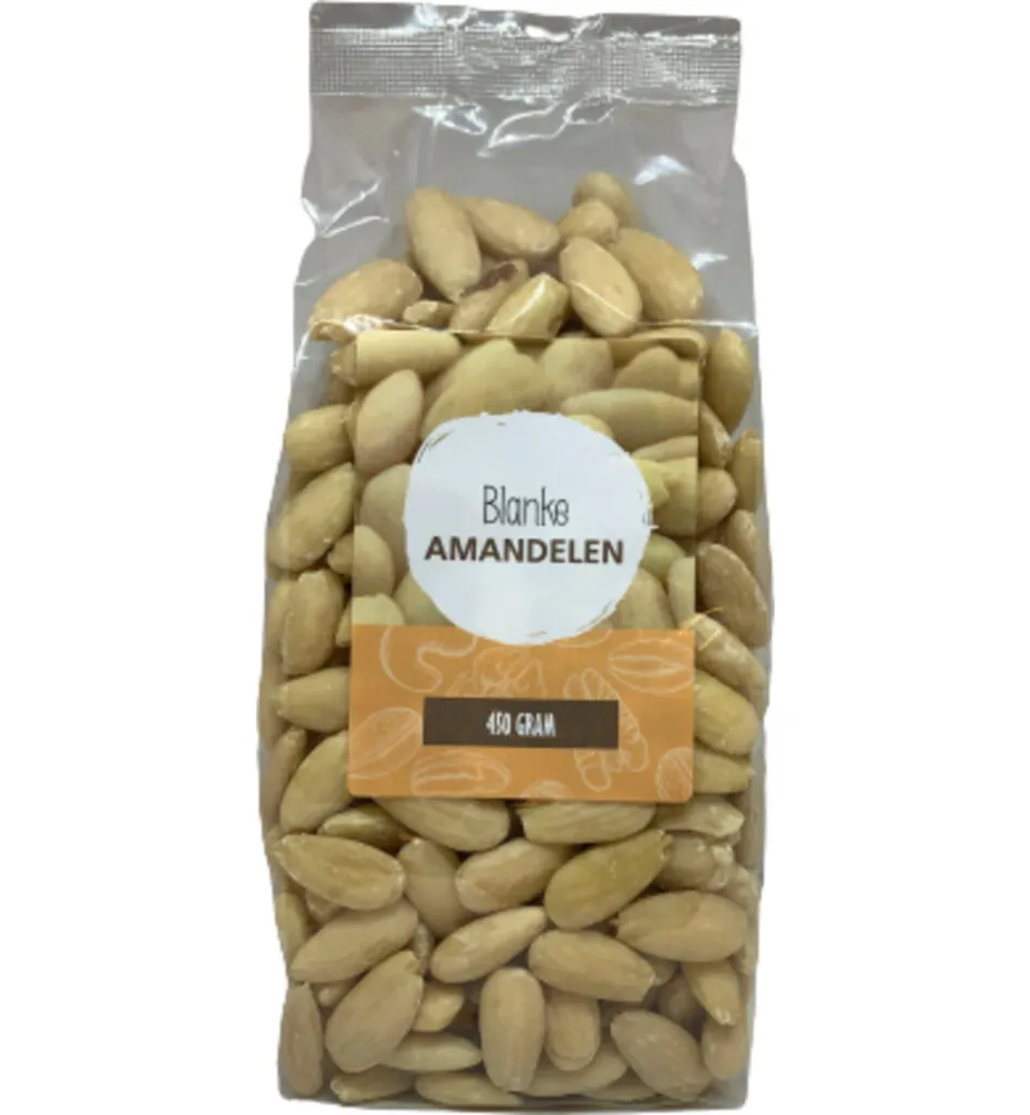 Mijnnatuurwinkel Blanke Amandelen (450 gr)