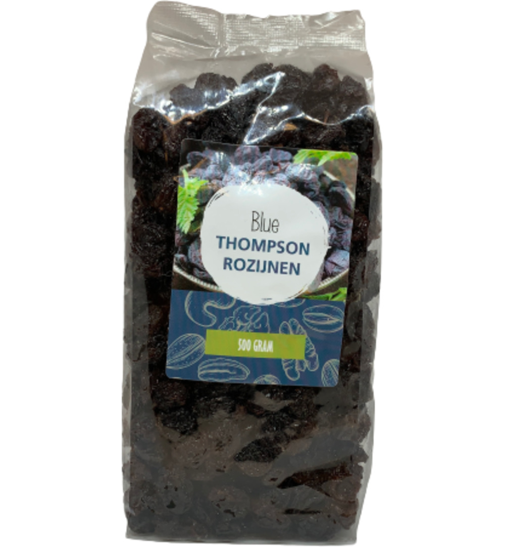 Mijnnatuurwinkel Blauwe Tompson Rozijnen (500 gr)