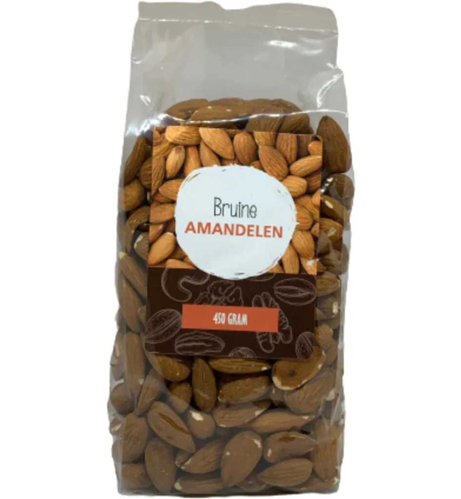 Mijnnatuurwinkel Bruine Amandelen (450 gr)