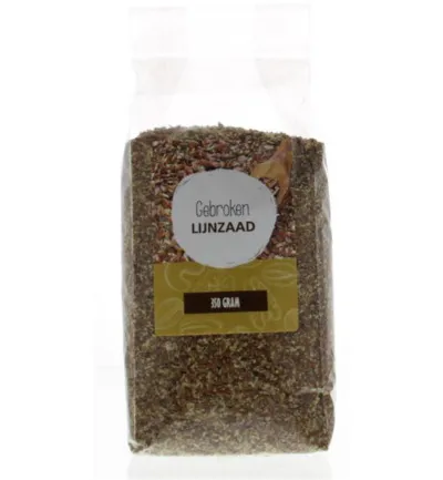 Mijnnatuurwinkel Lijnzaad Gebroken (350 gr)