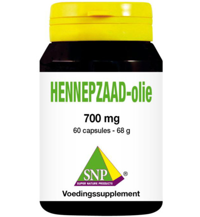 Snp Hennepzaad olie (60 capsules)