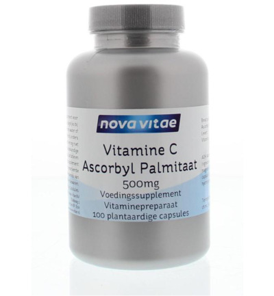 Nova Vitae Vitamine C ascorbyl palmitaat 500 mg (100 vega capsules)