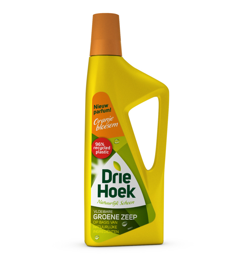 Driehoek Vloeibare Groene Zeep Oranjebloesem (725 ml)