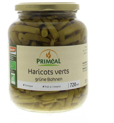 Priméal Haricots Verts Sperziebonen Demeter Bio (720 ml)