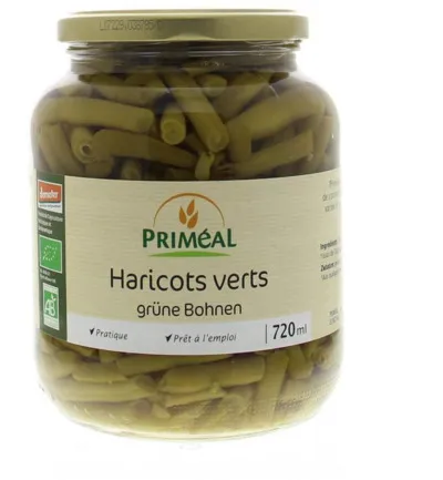 Priméal Haricots Verts Sperziebonen Demeter Bio (720 ml)