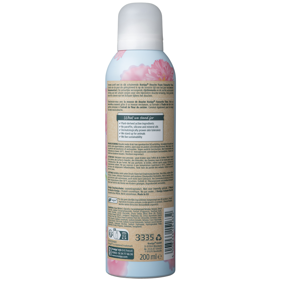 Kneipp Douchefoam favourite time (200 ml)