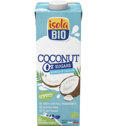Isola Bio Kokosdrink Met Calcium Suikervrij Bio (1000 ml)