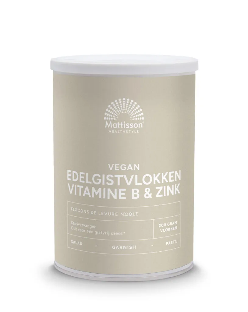 Mattisson Edelgistvlokken Vitamine B12 + Zink (200 gr)