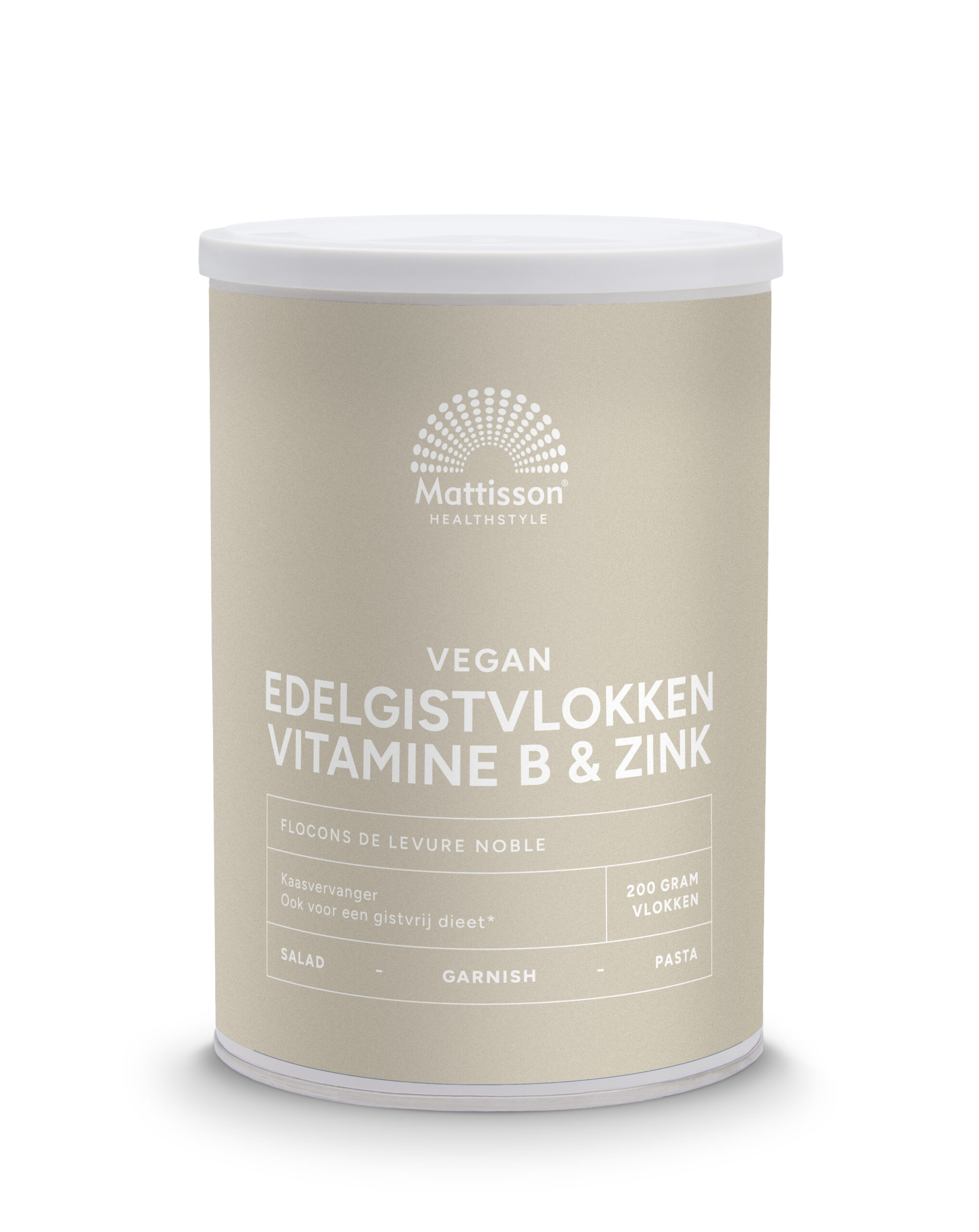 Mattisson Edelgistvlokken Vitamine B12 + Zink (200 gr)