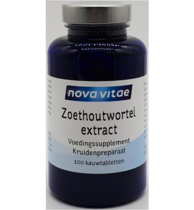 Nova Vitae Zoethoutwortel extract DGL (100 tabletten)