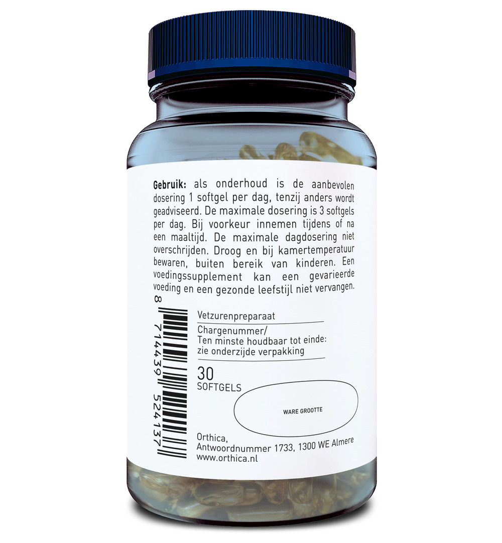 Orthica Omega 3 1000 (30 softgels) - image 2