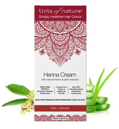 Tints Of Nature Henna cream red semi permanent (70 ml)