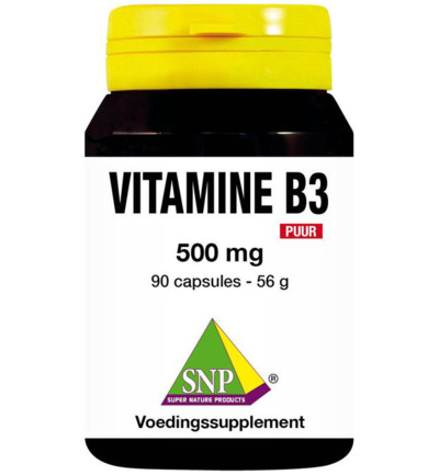 Snp Vitamine B3 500 mg puur (90 capsules)