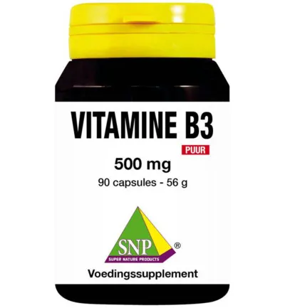 Snp Vitamine B3 500 mg puur (90 capsules)