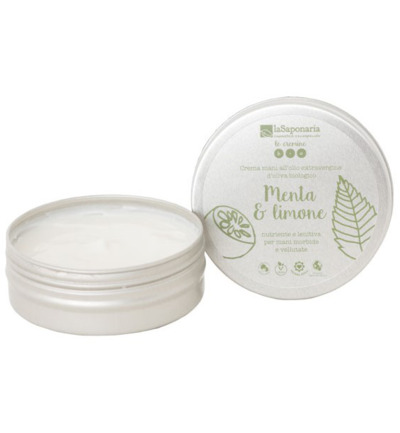 La Saponaria Handcreme bio mint & citroen (60 ml)