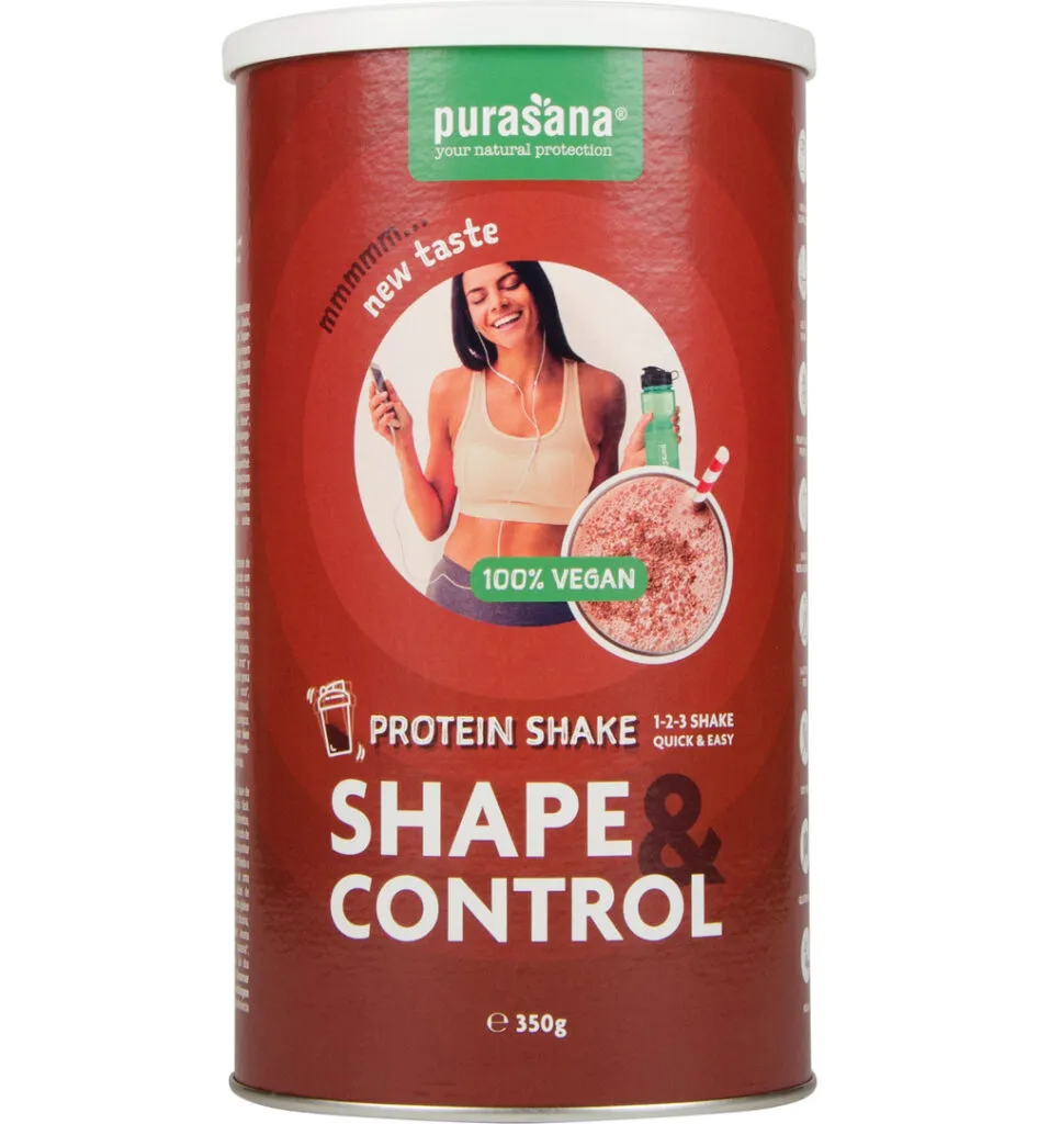 Purasana Shape & Control Proteine Shake Chocolate Vegan (350 gr)