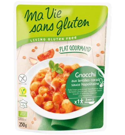 Ma Vie Sans Gluten Gnocchi Napolitana Glutenvrij Bio (250 gr)
